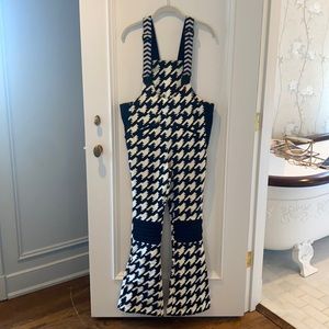 PERFECT MOMENT ⛷ GT Racing pant Black/White Herringbone